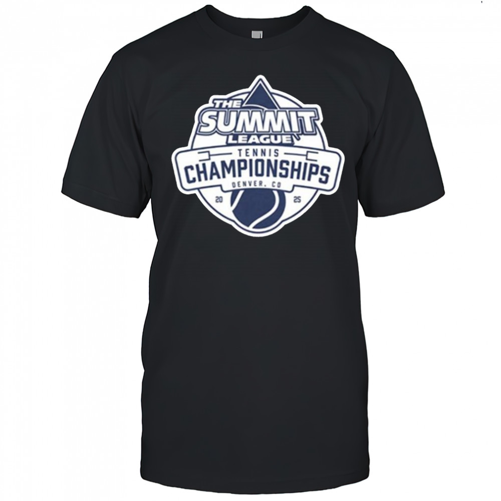 The Summit League Tennis Championships Denver Co 2025 Logo t-shirt