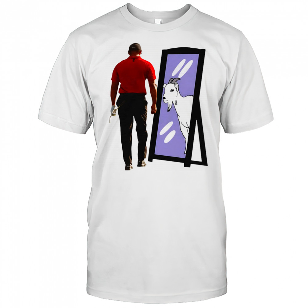 Tiger Woods Goat mirror shirt