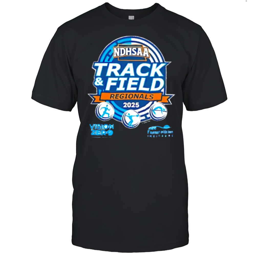Track and Field Regionals NDHSAA 2025 shirt