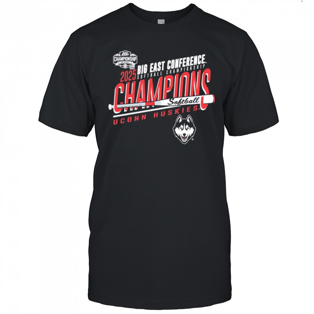 UConn Huskies 2025 Big East Softball Champions shirt