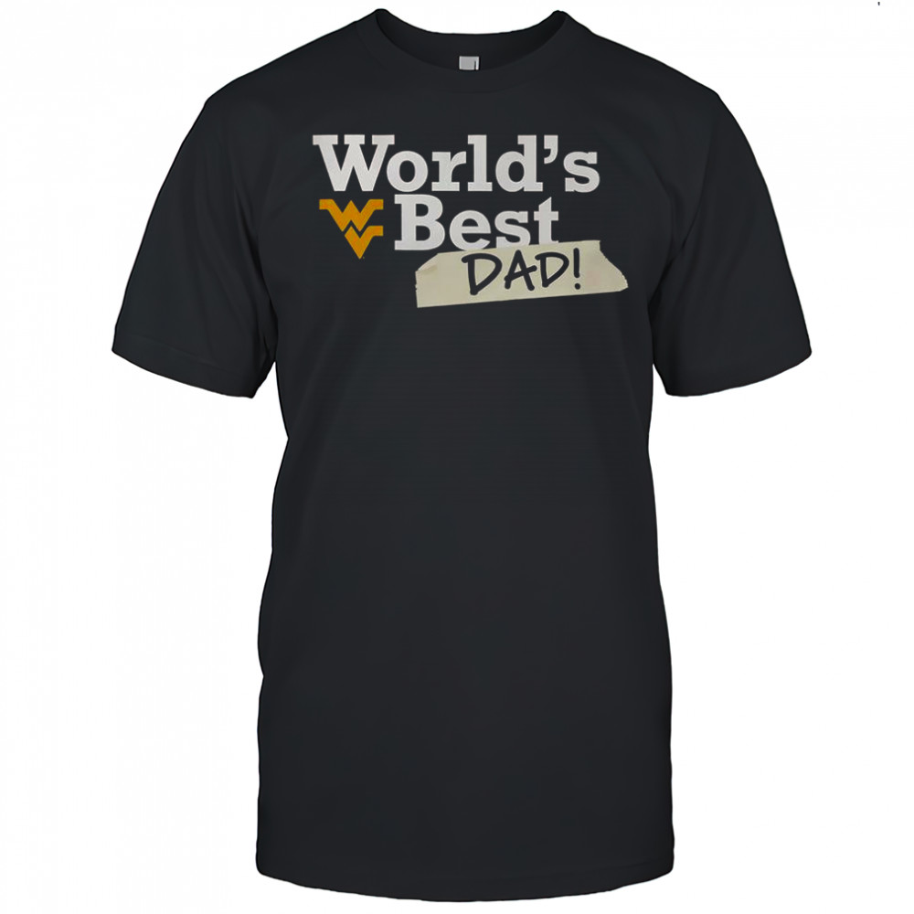 West Virginia Mountaineers World’s Best Dad T-Shirt