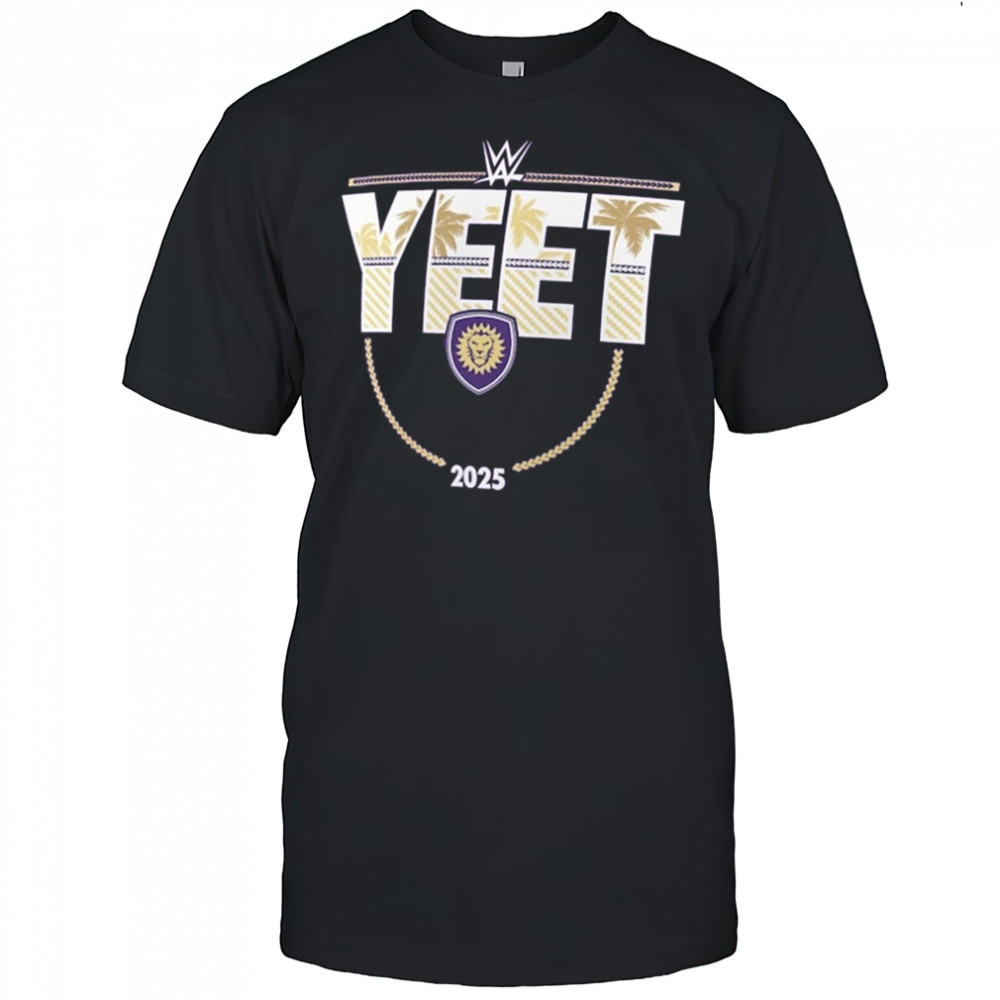 WWE x Orlando City SC Yeet 2025 t-shirt