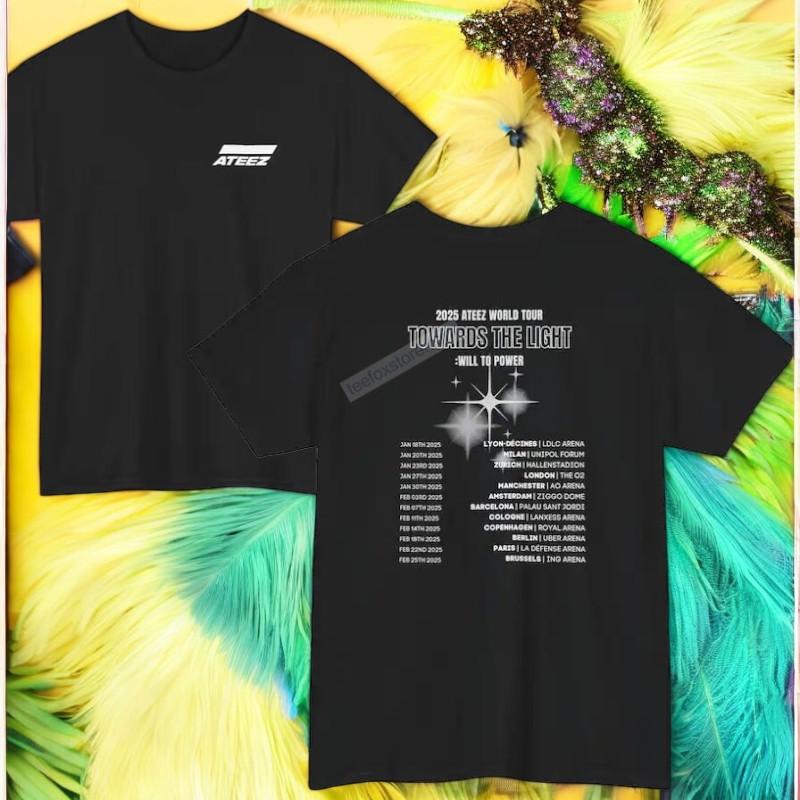 2025 Ateez World Tour Towards The Light Will To Power Shirt