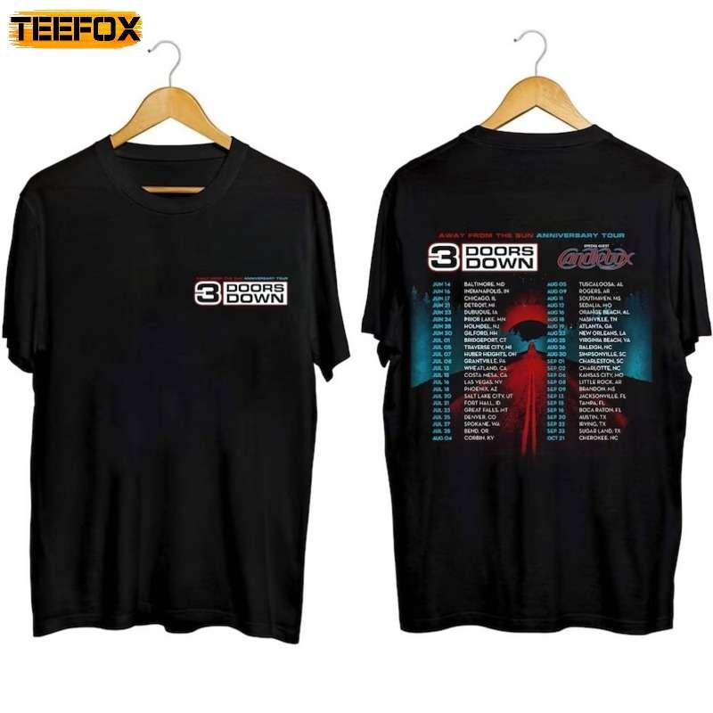 3 Doors Down Rock Band Concert 2023 Adult Short-Sleeve T-Shirt