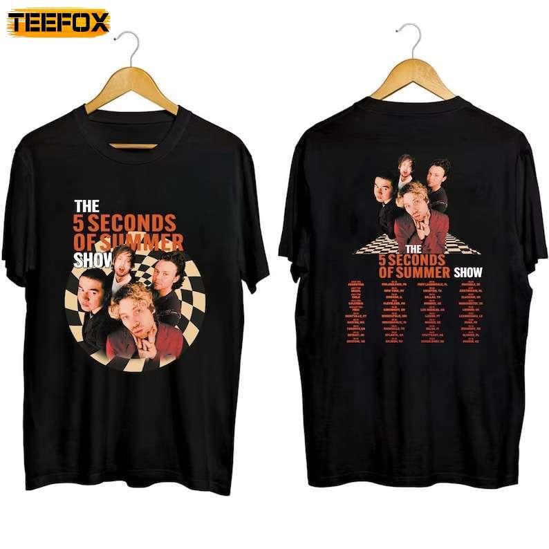 5 Seconds Of Summer World Tour 2023-2024 Short-Sleeve T-Shirt