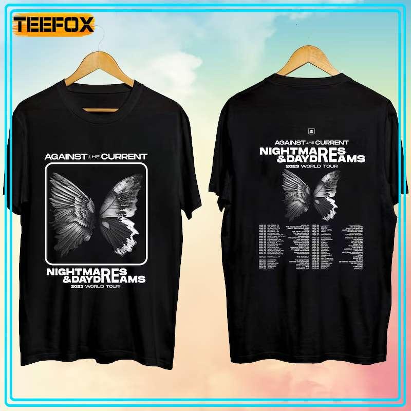 Against The Current Tour 2023 Concert Dates T-Shirt