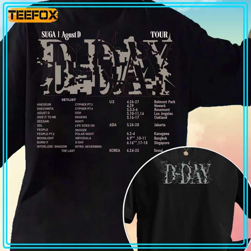 Agust D D Day Tour 2023 Unisex T-Shirt