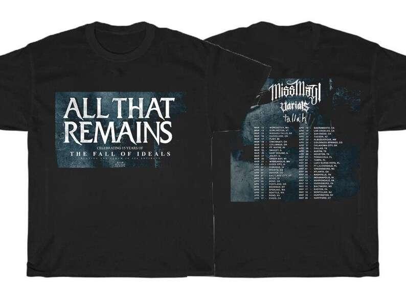 All That Remains The Fall of Ideals Tour 2022 T-Shirt