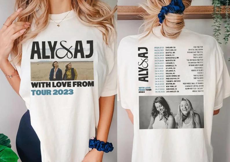 Aly And Aj With Love From Tour 2023 Short-Sleeve T-Shirt
