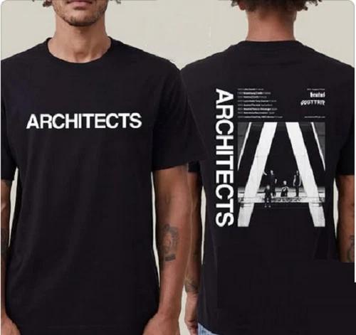 Architects Spring EU Tour Dates 2025 Artwork Two Sides Unisex T-Shirt