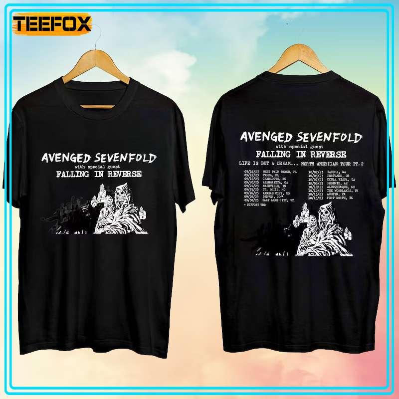 Avenged Sevenfold Life Is But A Dream North American Tour 2023 Concert Dates T-Shirt