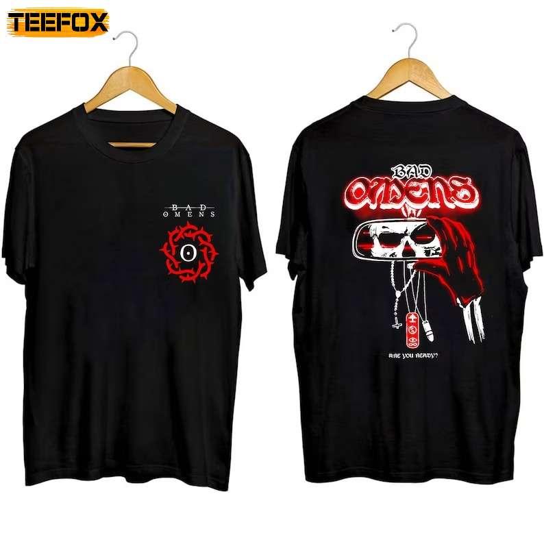 Bad Omen Tour 2023 Music Band Short-Sleeve T-Shirt