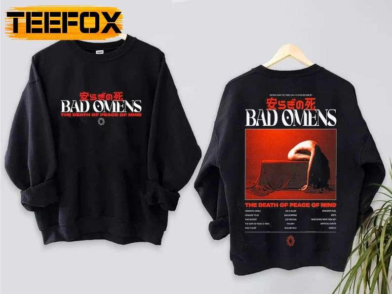 Bad Omens Band Track List A Tour Of The Concrete Jungle Tour 2022-2023 T-Shirt