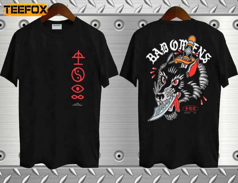 Bad Omens Band Wolf Dagger 2023 Short-Sleeve T-Shirt