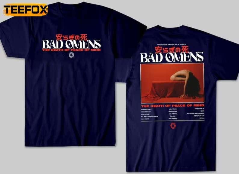 Bad Omens The Death Of Peace Of Mind Tour 2023 Short-Sleeve T-Shirt
