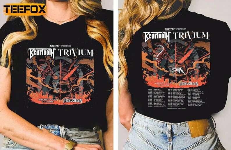Beartooth and Trivium Summer Tour 2023 Short-Sleeve T-Shirt