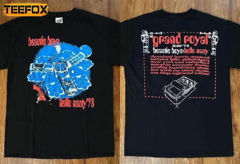 Beastie Boys Hello Nasty Grand Royal Tour 1998 Short-Sleeve T-Shirt