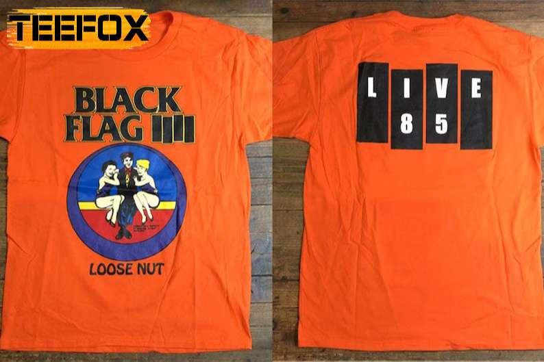 Black Flag Loose Nut Live 85 T-Shirt