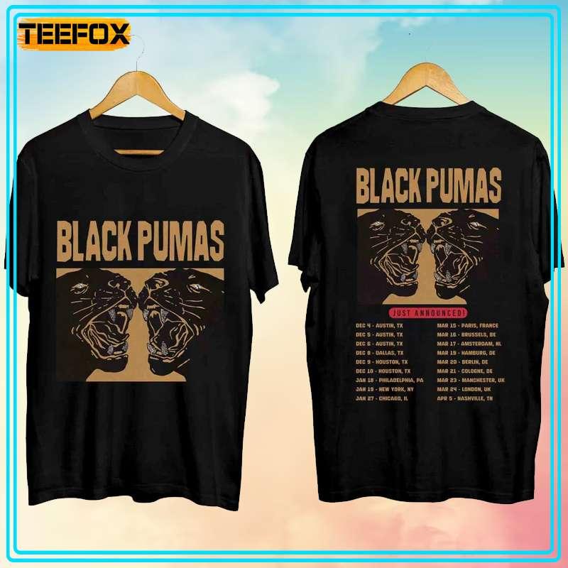 Black Pumas Just Announced Tour 2023-2024 Concert Dates T-Shirt