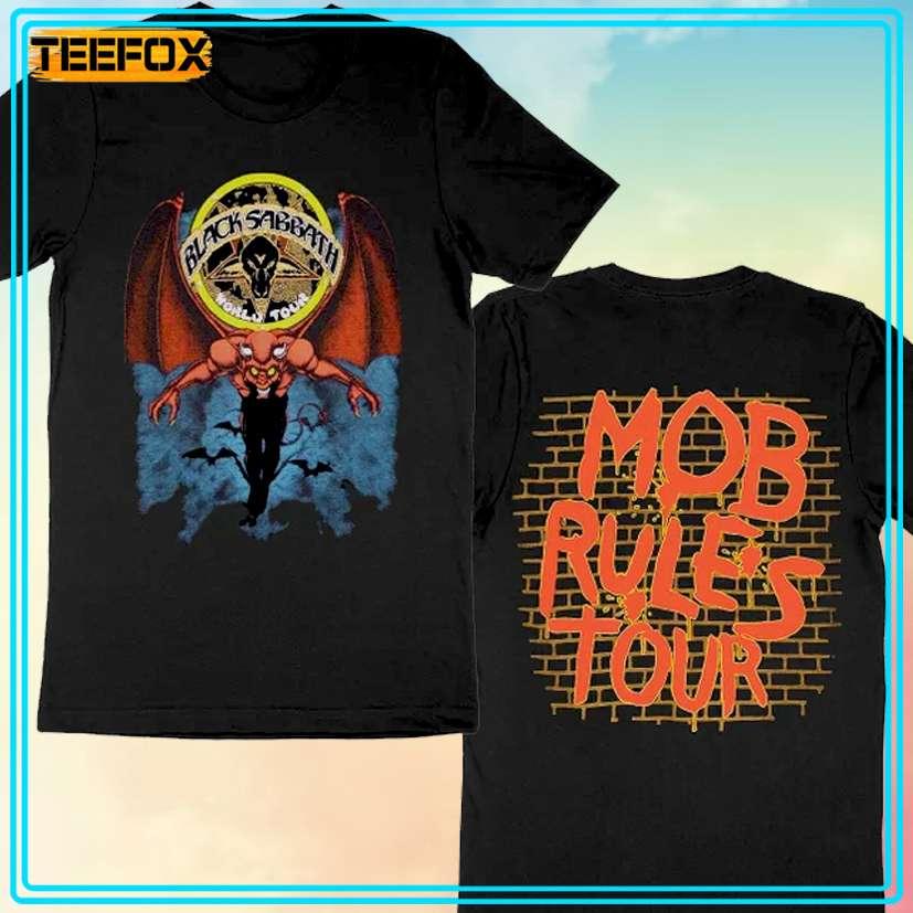 Black Sabbath Mob Rules Tour 1981 Graphic Unisex T-Shirt