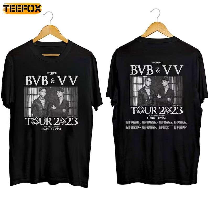 Black Veil Brides and Ville Valo Co-headline Tour 2023 Short-Sleeve T-Shirt