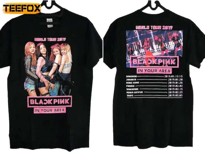 BlackPink In Your Area World Tour 2019 Short-Sleeve T-Shirt