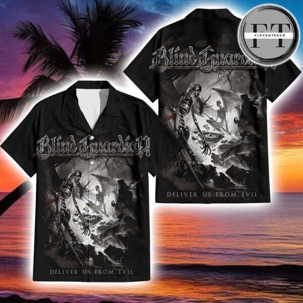 Blind Guardian Deliver Us From Evil Album Cover 2025 Hawaiin T-Shirt