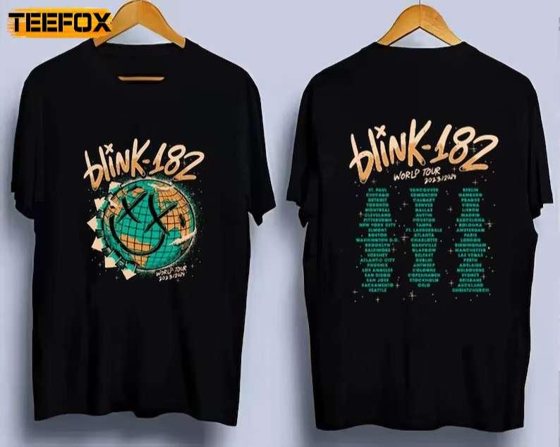 Blink 182 The World Tour 2023-2024 Short-Sleeve T-Shirt