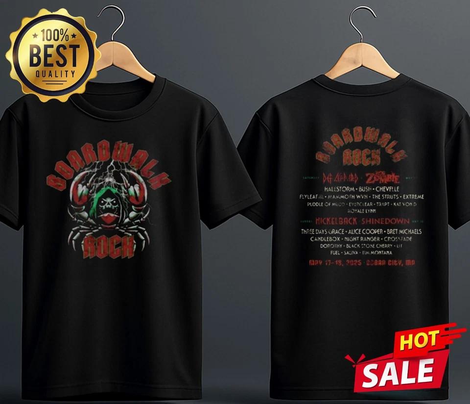 Boardwalk Rock Music Fest With Rob Zombie 2025 Shirt