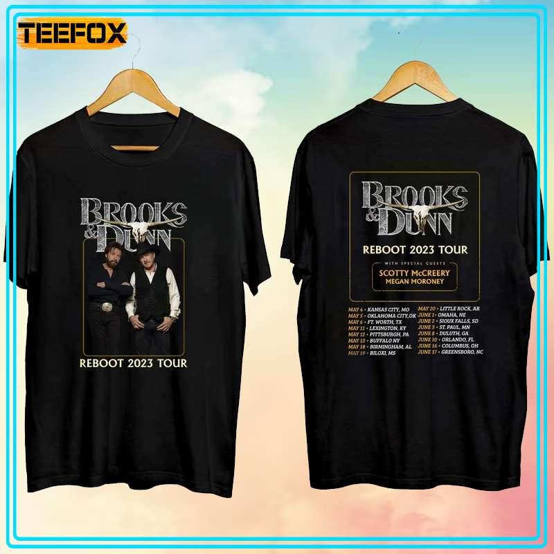 Brooks And Dunn Reboot Tour 2023 Concert Dates T-Shirt