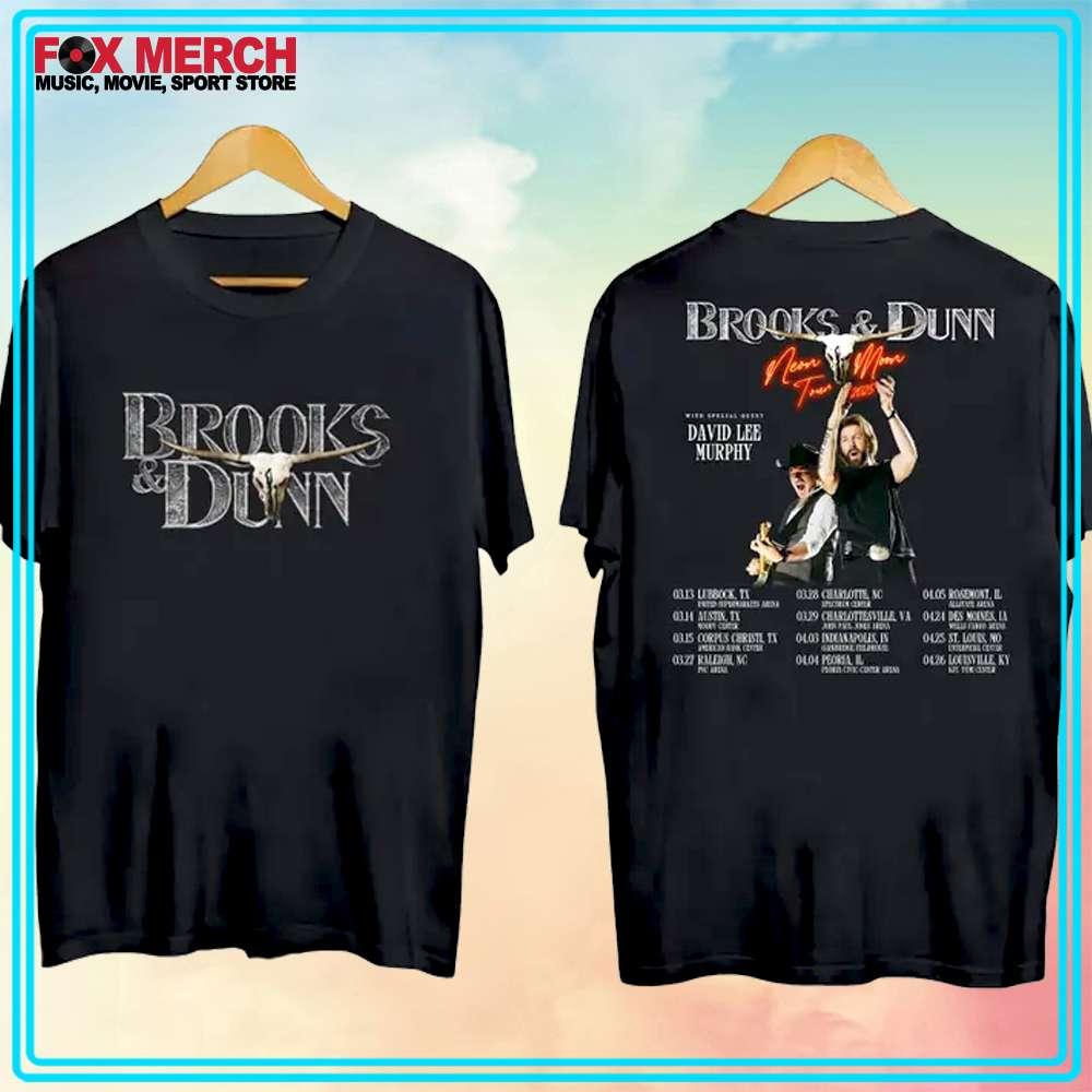 Brooks and Dunn Neon Moon Tour 2025 T-Shirt