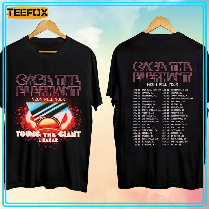 Cage the Elephant - Neon Pill Tour 2024 Graphic Unisex T-Shirt