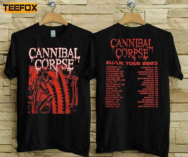 Cannibal Corpse EU UK Tour 2023 Short-Sleeve T-Shirt
