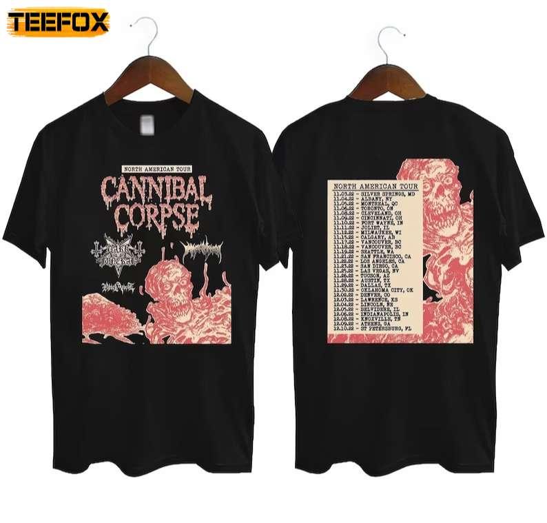 Cannibal Corpse Fall Tour North American Tour Short-Sleeve T-Shirt