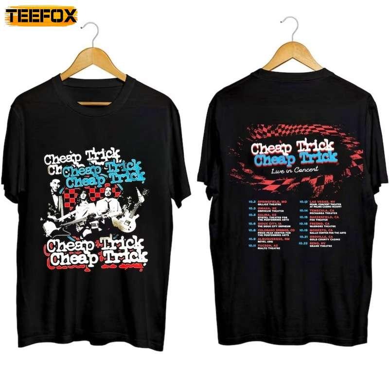 Cheap Trick Live In Concert 2023 Adult Short-Sleeve T-Shirt