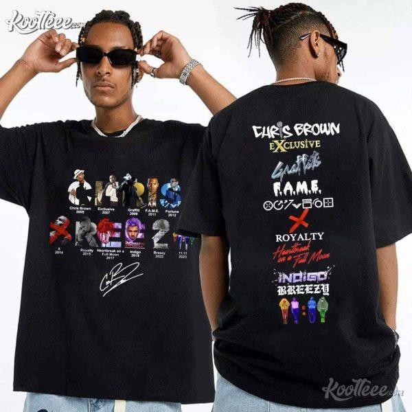 Chris Brown Tour Gift For Fan T-Shirt
