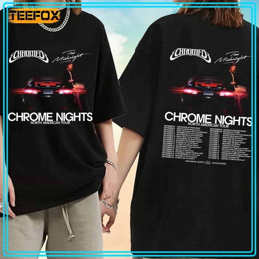 Chromeo and The Midnight - Chrome Nights Tour 2024 Music T-Shirt