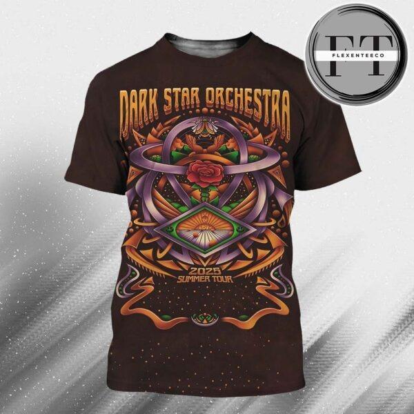 Dark Star Orchestra 2025 Summer Tour Cosmic Rose All Over Print Shirt