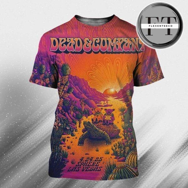 Dead And Company Dead Forever Poster At Sphere In Las Vegas On April 24 2025 All Over Print Shirt