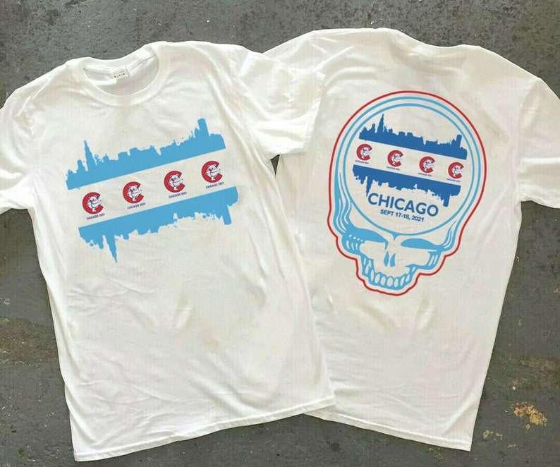 Dead And Company John Mayer Bob Weir Chicago Wrigley Field Tour 2021 Rock Band T-Shirt