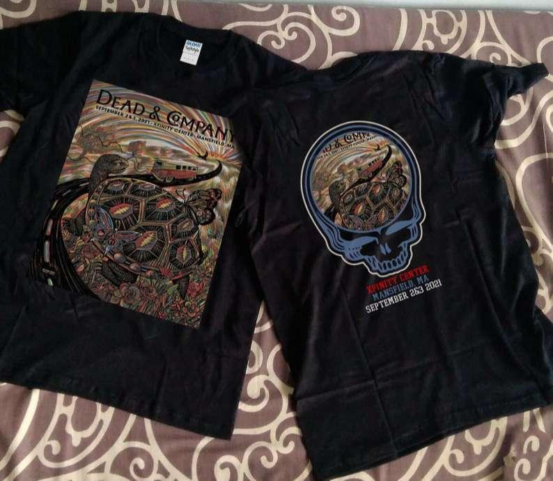 Dead And Company MANSFIELD Xfinity Center Tour 2021 Grateful Dead Rock Band T-Shirt