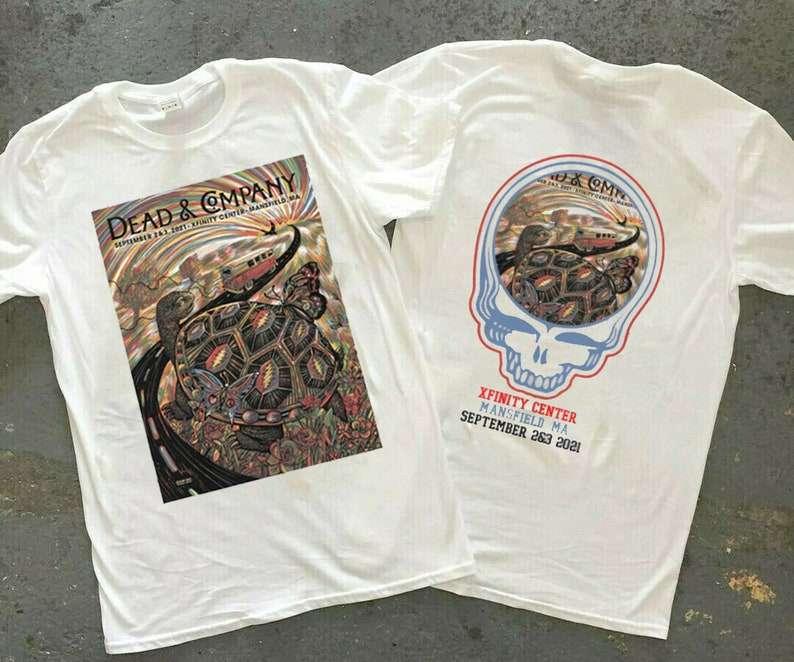 Dead And Company Mansfield Xfinity Center Tour 2021 Rock Band T-Shirt