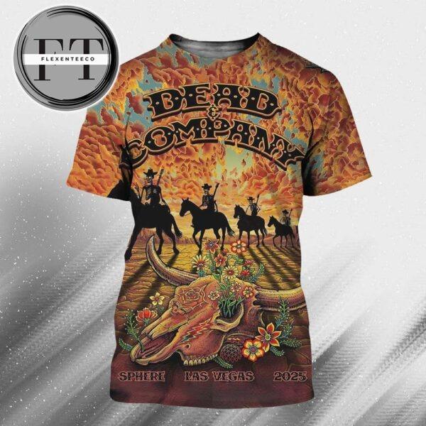 Dead And Company Special Vip Poster At Sphere In Las Vegas On 2025 All Over Print Shirt