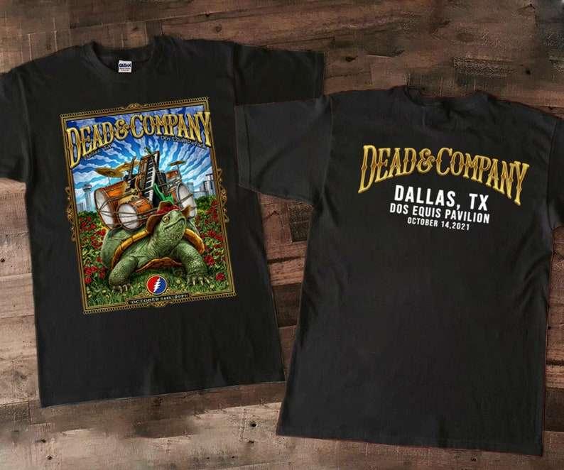Dead and Company Dallas TX Dos Equis Pavilion Tour Rock Band T-Shirt