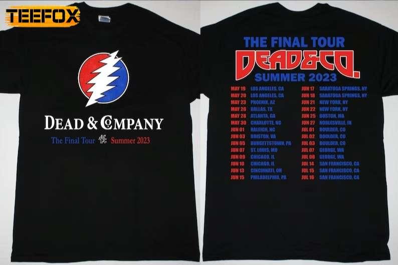 Dead and Company The Final 2023 Summer Tour Short-Sleeve T-Shirt