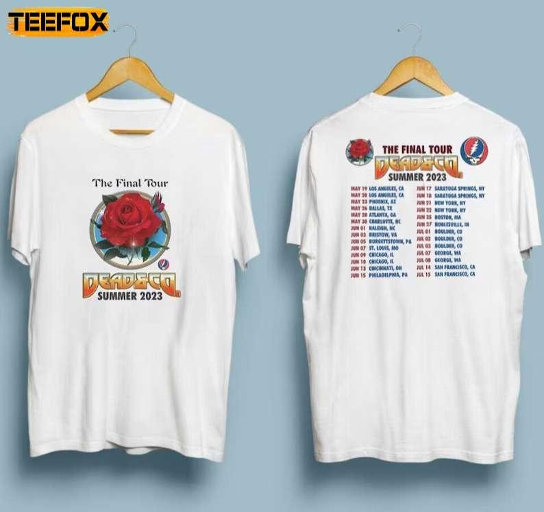 Dead and Company The Final Tour Summer 2023 Adult Short-Sleeve T-Shirt