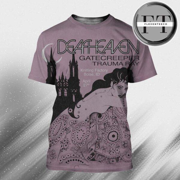 Deafheaven At Knitting Factory Boise ID On April 27 2025 All Over Sprint Shirt