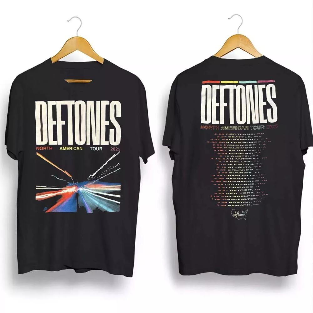 Deftones 2025 North American Tour T-Shirt