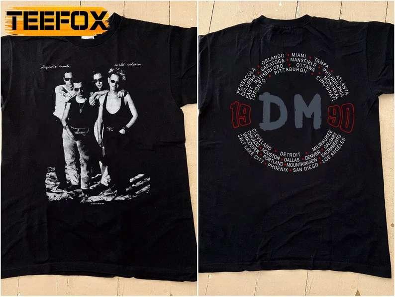 Depeche Mode World Violation 1990 Tour Concert T-Shirt
