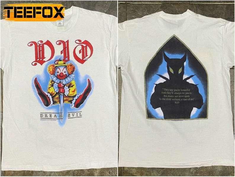 Dio Dream Evil White 1987 T-Shirt